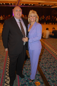 Bruce with his wife, Beth